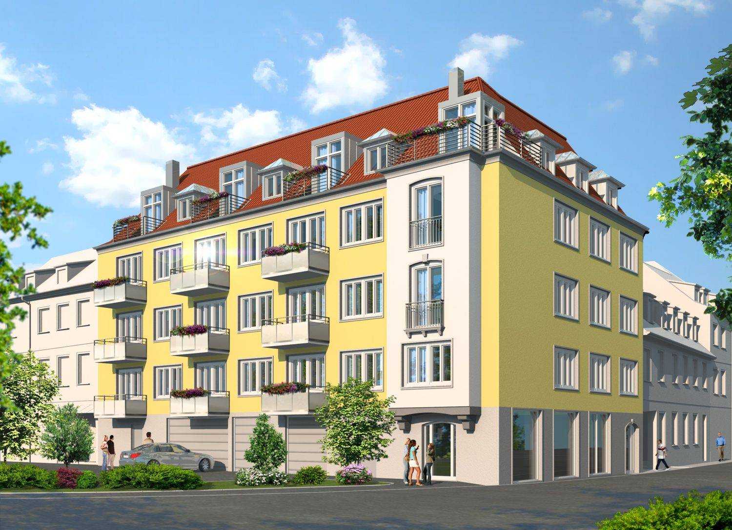 Architekturvisualisierung Altbau-Sanierung für AAA Real Estate AG (Jahr 2011)