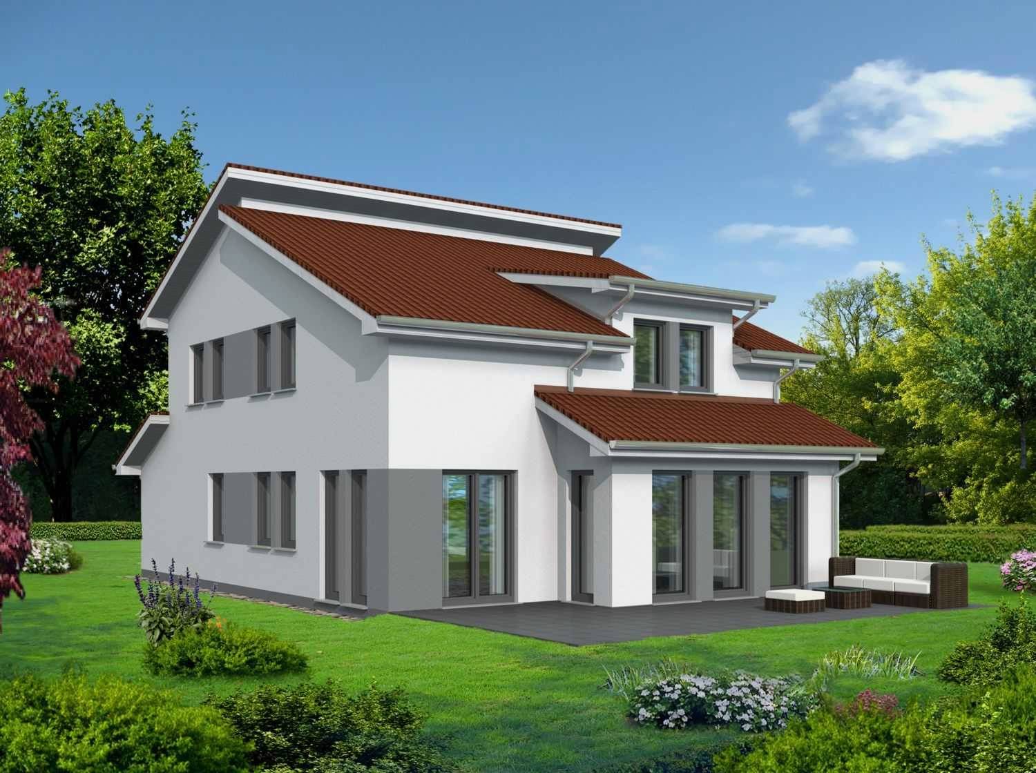 architektur visualisierung einfamilienhaus