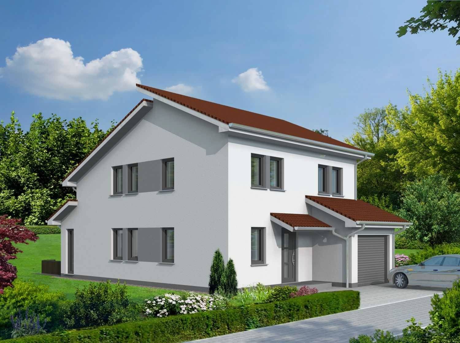 architektur visualisierung einfamilienhaus