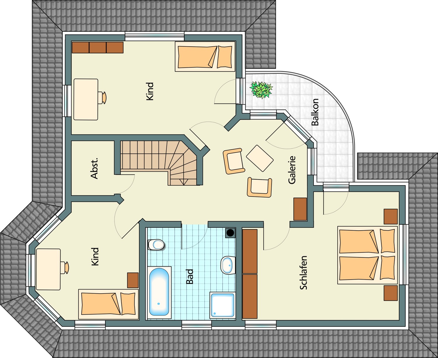 Architekturvisualisierung Grundriss