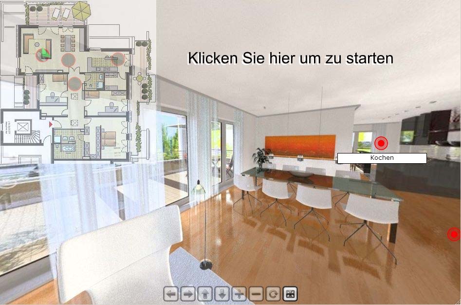 Architektur Visualisierung als VR Panorama